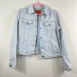 Levi's Light Wash Denim Jacket Size Large